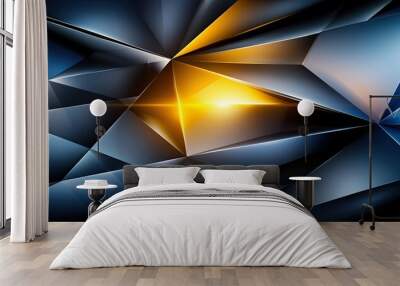 abstract background with stars Wall mural