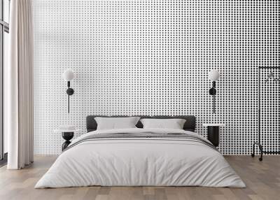 Halftone dotted texture grunge background. Abstract black and white halftone dotted background. Wall mural