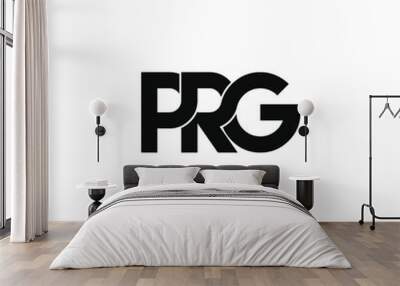 prg letter original monogram logo design Wall mural