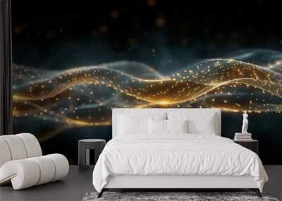 background with bubbles Wall mural