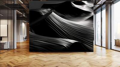 black and white background Wall mural