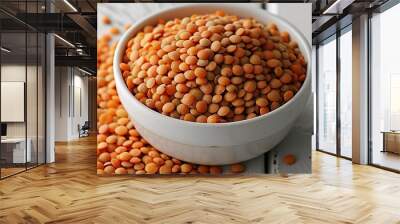 bowl of lentils Wall mural