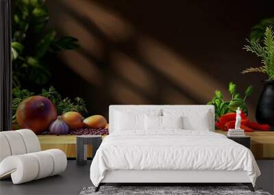 fruits and vegetables Wall mural