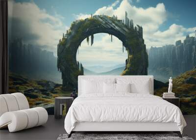 landscape in the mountains Wall mural