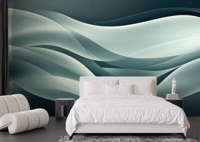 Abstract Background with Serene Smooth Lines Wall mural