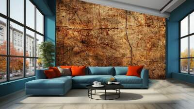 old wood texture Wall mural