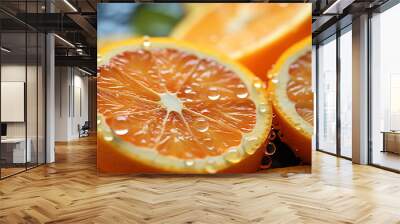 orange juice  HD 8K wallpaper Stock Photographic Image Wall mural