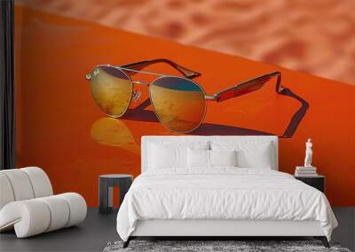 sun glasses Wall mural