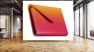 tablet 3d gradient Wall mural