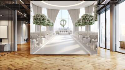 wedding reception table Wall mural