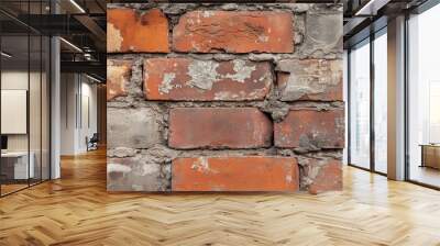 brick texture background Wall mural