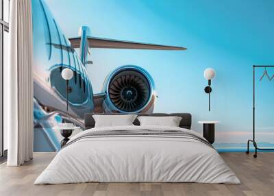 Close up of luxury private jet Wall mural