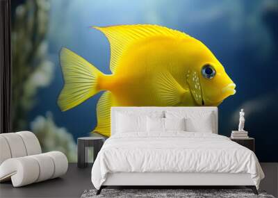 Yellow aquarium fish Wall mural