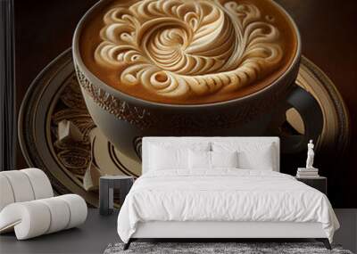 cappuccino coffee Wall mural