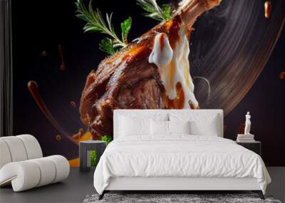 lamb hind shank Wall mural