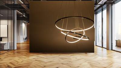 luxury led chandelier wall hanging Wall mural