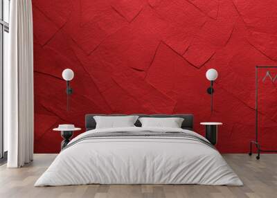 red texture background Wall mural