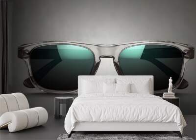 A transparent PNG background with a set of sunglasses

 Wall mural