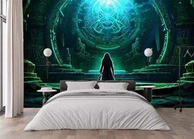 Whispers of the ancients exploring ancient mysteries and supernatural powers Wall mural