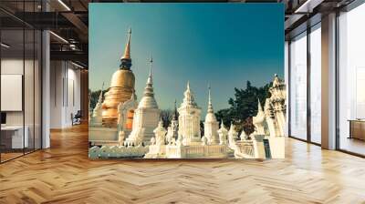 A Temple in Chaing Mai, Thailand Wall mural