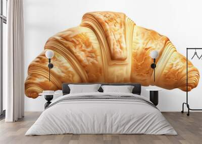 Freshly Baked Croissant Wall mural