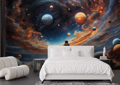 Wonders of outer space Wall mural