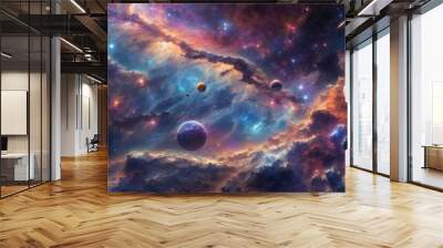 Wonders of outer space Wall mural