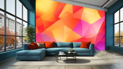 abstract geometric background Wall mural