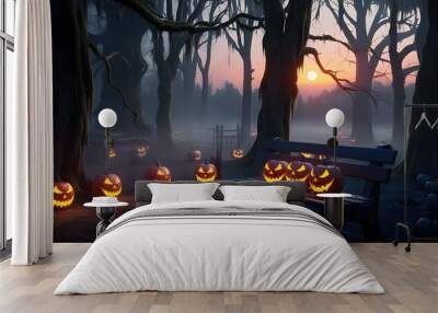 halloween night Wall mural