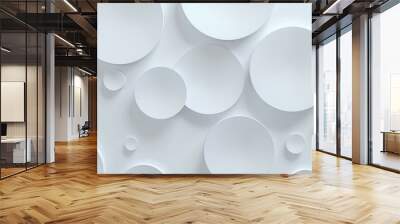 Smooth Circular Aluminum Metal Background Wall mural