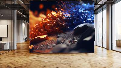 Cobalt & Copper Minerals - Generative Ai Wall mural