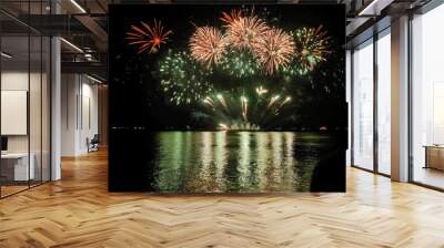 International fireworks festival in Manila, Philippines Wall mural