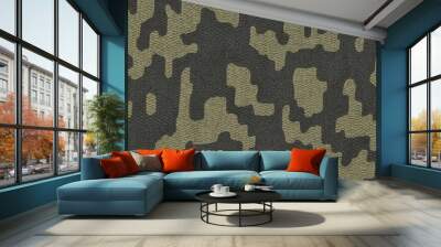 camouflage pattern background Wall mural