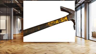 hammer isolated on white Wall mural