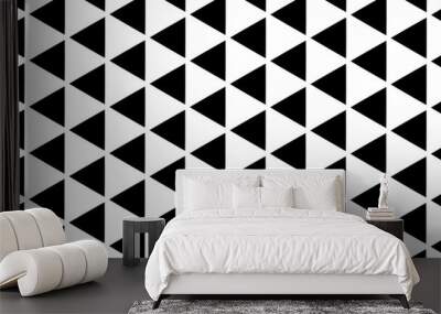 Ornament with elements of black and white. L
 Wall mural