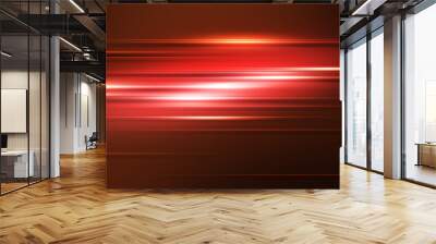 Abstract Dynamic sport texture. red background with light diagonal lines Wall mural