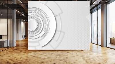 abstract technology background Business & development direction Wall mural