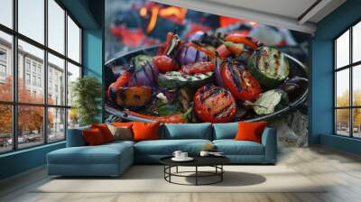 Savory Roast with Rosemary Sprigs Wall mural