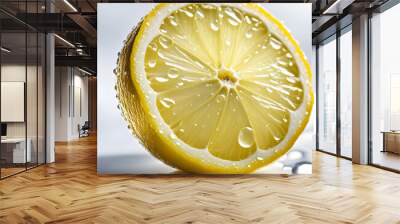 Fresh lemon that look delicious Wall mural