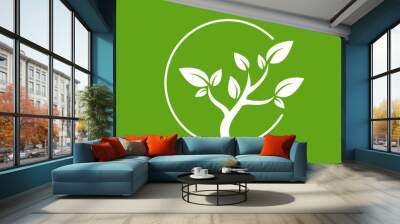 logo arbre Wall mural