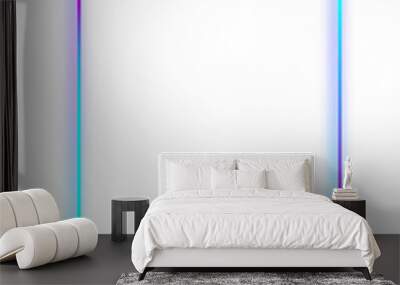 neon frame border Wall mural