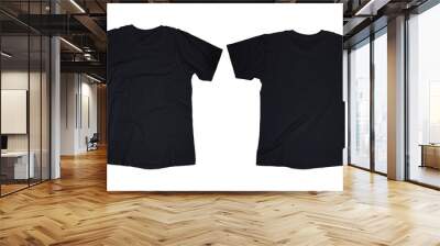 Black T-Shirt Template Wall mural