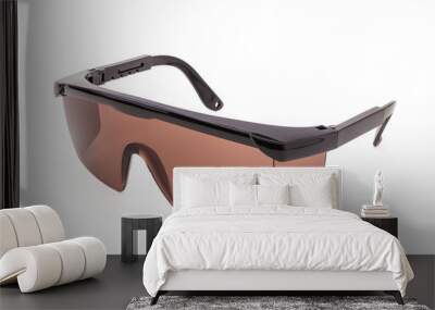 Black safety goggle Wall mural