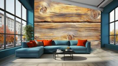 close-up wooden background Wall mural