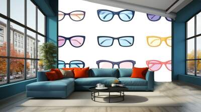 eyewear clipart Wall mural