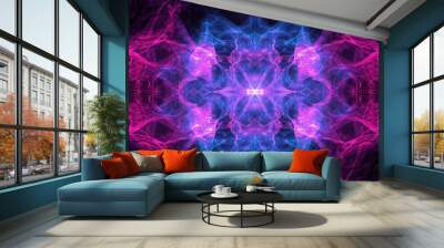 Abstract ultraviolet patterns backdrops Wall mural