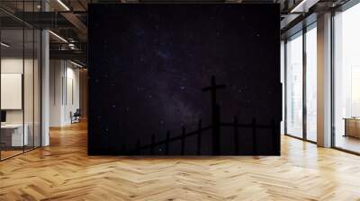 Milky way and Starts Wall mural