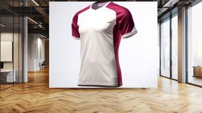 Mockup sports football team uniforms multicolors shirt Wall mural