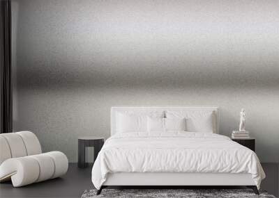 Texture of glossy white chrome , detail steel, abstract background Wall mural