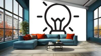 idea line icon Wall mural